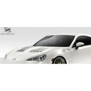 Duraflex 109973 2013-2017 Scion FR-S Subaru BRZ W-1 Hood, Signature Black - 1 Piece