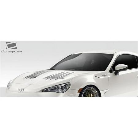 Duraflex 109973 2013-2017 Scion FR-S Subaru BRZ W-1 Hood, Signature Black - 1 Piece