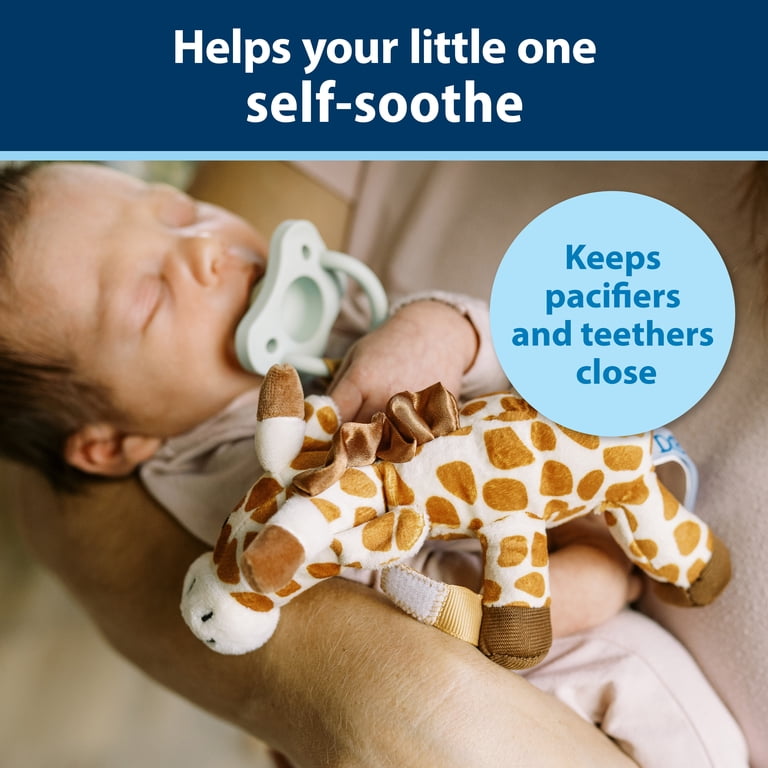Dr. Brown's Baby Lovey Pacifier Holder, Giraffe with Green Pacifier photo 2