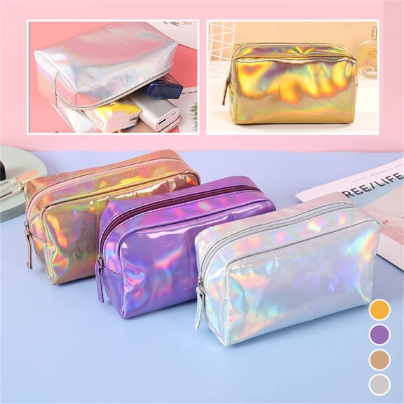 Travel Makeup Bag Waterproof Toiletry Bag Large Capacity Cosmetic Organizer with Handles for Swimming, Waterproof Makeup Storage Case with Spacious Interior for Daily Use and Travel, Durable