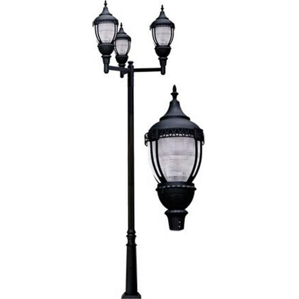 Dabmar Lighting GM9101B Cast Aluminum Acorn Post Top Fixture 210W 3 x