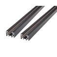 thumbnail image 1 of J.LUMI RAL3002 Track Light Rails, Halo Single Circuit System, 3 ft per Rail, 2 Tracks per Pack (Total 6 ft Run), Black, 1 of 4