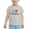 thumbnail image 2 of I Love Los Angeles Funny Toddler T-Shirts for Boys Girls (Gray, 3T), 2 of 5