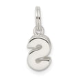 thumbnail image 3 of 925 Sterling Silver Dainty Letter S Initial Name Monogram Necklace Charm Pendant, 3 of 8