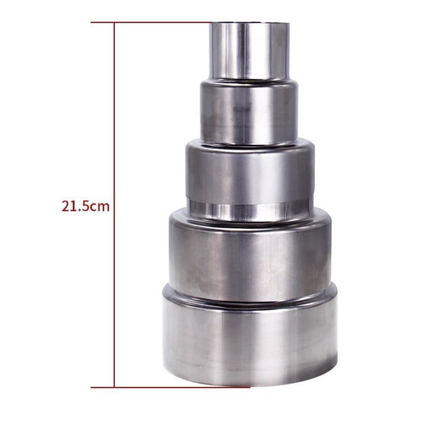 Luckyn Stainless Steel Flue Liner Reducer / Tubing Connector Chimney Adaptor Stove Pipe