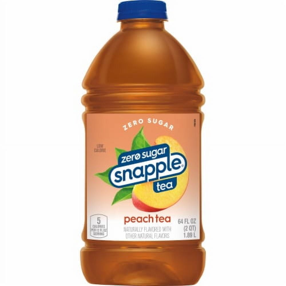2X-Snapple Zero Sugar Peach Tea - 64 fl oz