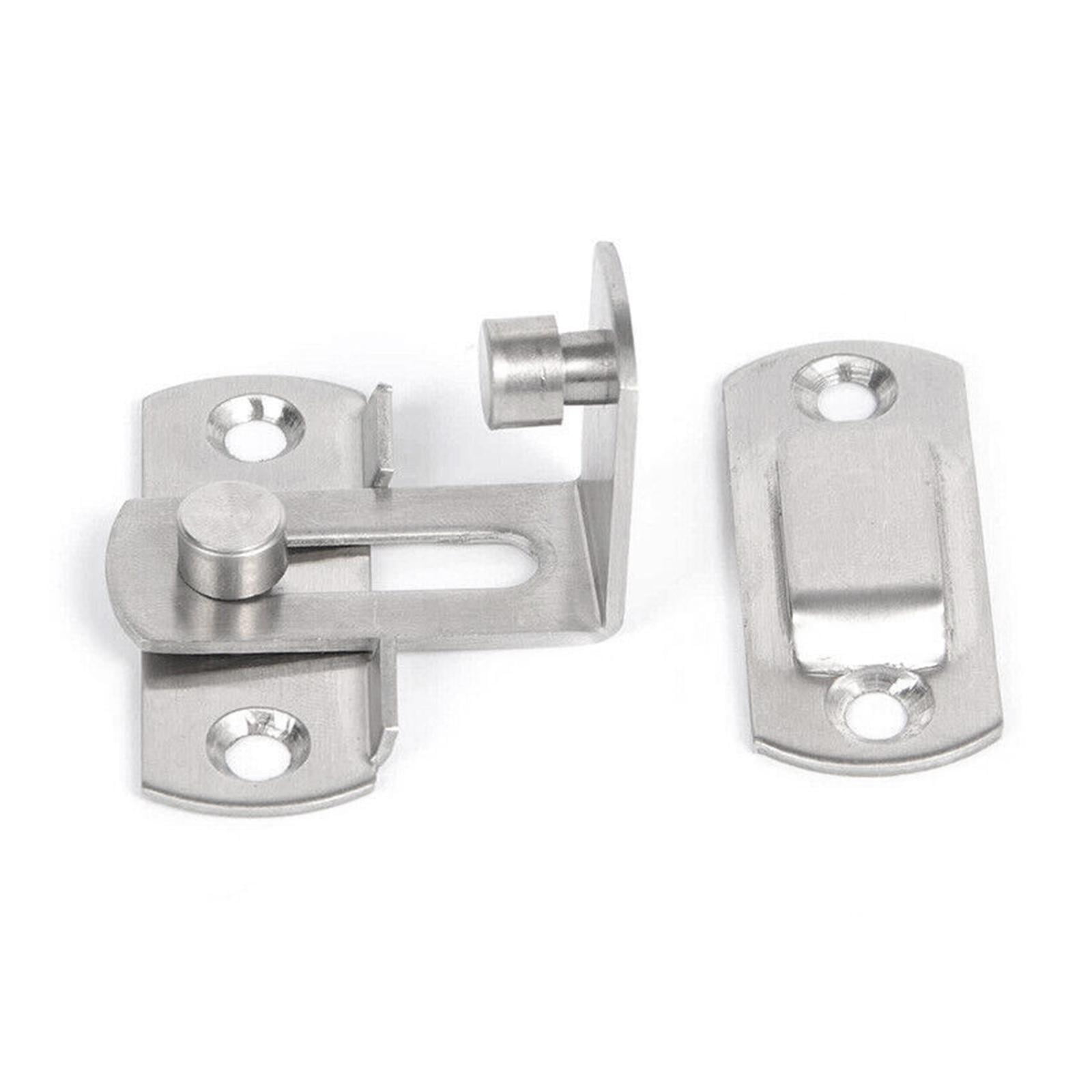 90 Degree Stainless Steel Latch Safety Right Angle Sliding