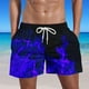 thumbnail image 1 of Puntoco Pantalones Cortos Con Estampado Hawaiano Para Hombre, Pantalones Cortos Con Bolsillo Y Cordón, Color L, 1 of 5