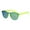 Neon Yellow Teal Mirror, variant on Kids Size Unisex Round Keyhole Thin Horn Rim Hipster Sunglasses Pink Gold Mirror