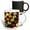 Multicolor, variant on 3drose, Artistic Red and Green Apples Arranged in a Pattern, 11oz Two-tone Yellow Mug