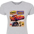 thumbnail image 3 of Disney Cars - Lightning McQueen Best Trophies - Juniors Fitted Graphic T-Shirt, 3 of 5