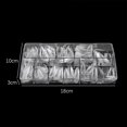 thumbnail image 4 of QualitChoice Fakes Nails Almond Shape-Soft And Thin Clear Nails Tips Easy To Apply 500 Per Box Quick-drying Elliptic nail, 4 of 6