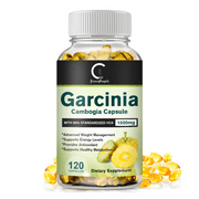 GPGP Garcinia Cambogia Capsules,with 95% HCA 1500mg Supports Weight Loss Burn Fat Weight Management & Energy,120 Capsules