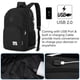 thumbnail image 2 of Mochila YAMTION para hombre y mujer de 35 L con puerto de carga USB, 2 of 7