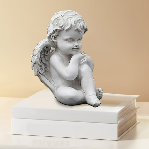 AZXY Garden Statue,Garden Statues and Figurines Outdoors,Garden Ornaments Clearance,Garden Decor Statue,Resin Angel Garden Statues for Mother'S Day Gifts