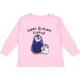 thumbnail image 3 of Inktastic Happy Birthday, Nana- Cute Penguins Boys or Girls Long Sleeve Toddler T-Shirt, 3 of 5