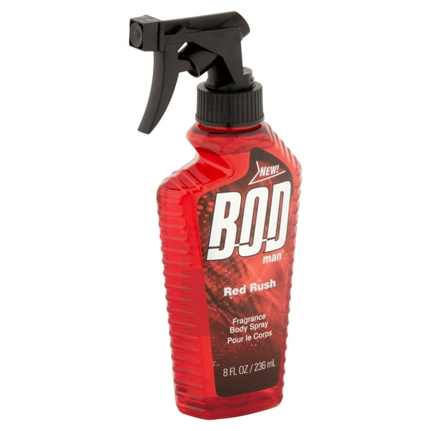 BOD Man Red Rush Unisex Body Spray, 8 Oz - Walmart.com - Walmart.com
