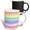Multicolor, variant on 3drose, Bright Colorful Rainbow Chevron Zig Zag Stripes Aka Multicolored, 11oz Mug