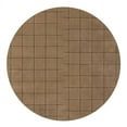 thumbnail image 2 of Teppich Homes Geometric Luxury Under Your Feet Contemporary Area Rug, Brown Geometric, 11' x 11', Handmade, 2 of 6