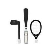 NERF Sports Pack - Accessory kit for game console - black - for NINTENDO Wii Remote, Wii Remote Plus, Wii Remote with Wii MotionPlus