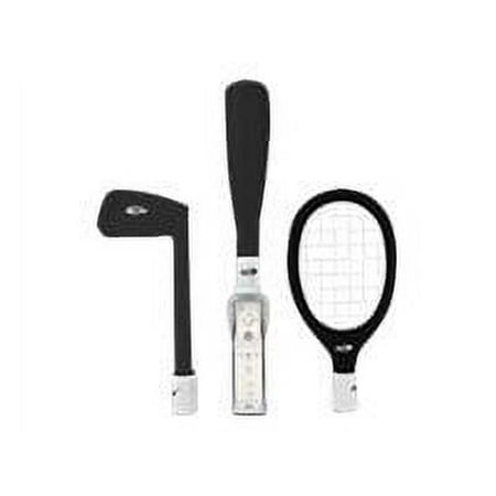 NERF Sports Pack - Accessory kit for game console - black - for NINTENDO Wii Remote, Wii Remote Plus, Wii Remote with Wii MotionPlus