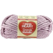 Red Heart Grande Metallic Yarn, Mulberry