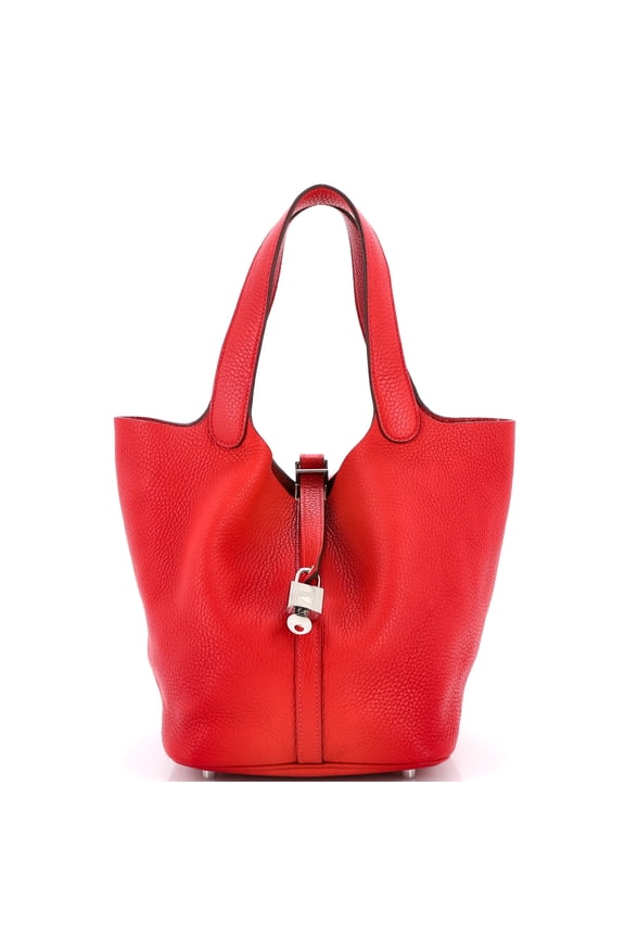 Pre-Owned Picotin Lock Bag Clemence MM By Rebag