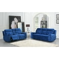 thumbnail image 5 of Global Furniture USA Jewel Embellished Blue Power Recline Sofa, 5 of 5
