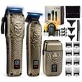 thumbnail image 1 of Máquina cortapelo BESTBOMG BS-807E de metal con cuchilla en T y kit con LED, 1 of 9