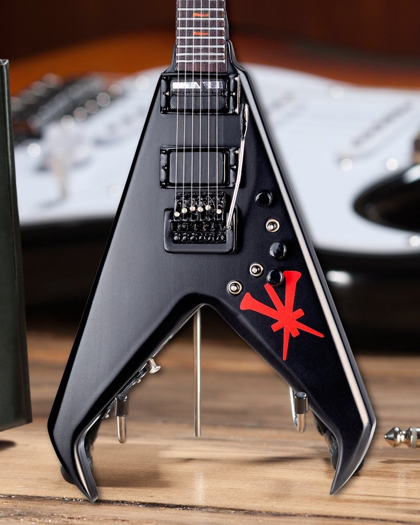 Kerry King Dean USA V Limited Edition Custom 10 Inch Miniature Guitar Replica