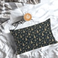 thumbnail image 5 of Yiaed Gold Snowflake Christmas Tree Print Brushed Microfiber Envelope Pillowcases, Standard,Envelope Closure Pillow Cases(No pillow core)-14"x20", 5 of 6
