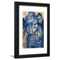 thumbnail image 1 of Tower of the Blue Horses, 1913 (Postcard to Else Lasker-Schueler) Framed Print Wall Art By Franz Marc, 1 of 5