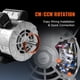 thumbnail image 4 of Motor electrico de compresor de aire VEVOR 3.7HP 230V 17.2Amps 56 Frame 3450RPM eje con llave de 5/8' rotación CW/CCW Longitud del eje de 1.88', 4 of 9