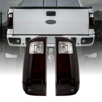 2008-2016 Ford F250 F350 Super Duty Truck Red Smoke Tail Lights