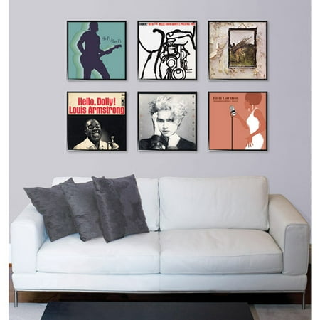 Easel Scrapbooking Frames - Record Album or Scrapbook Picture Frame 12.5x12.5, Set of 6