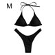 thumbnail image 5 of Yuarrent Traje de baño Sexy para mujer con almohadilla, ropa de playa, ropa de playa, correas ajustables, traje de baño de secado rápido, Traje de baño Negro METRO, 5 of 6
