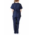 thumbnail image 6 of SHITINN Scrubs Sets for Women Nursing Working Uniform Set Suit Navy Blue Scrub Top and Scrub Pants Quick Drying Nurse Scrubs Set, 6 of 7