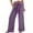 Purple2, variant on Plebaso Womens Wide Leg Pants High Waisted Loose Casual Palazzo Pants Summer Beach Vacation Trousers
