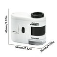 thumbnail image 3 of Portable Handheld Telescope for Jewelry Appraisal and Scientific Use with 80X Magnification and LED Lighting, 3 of 9