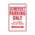 thumbnail image 1 of BUICK SOMERSET Parking Only All Others Will Be Towed Ridiculous Funny Novelty Garage Aluminum Sign 12"x18" Plate, 1 of 1