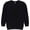 Black, variant on 8 oz Midweight Crewneck Fleece Sweatshirt Unisex CVC Blend, Soft Cotton Polyester Pullover, Decorator Ready Blank for Printing, Casual Long Sleeve Sweatshirt for Men and Women-Black