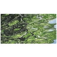 thumbnail image 2 of Green Marbled Pattern 12.4x10.6in PVC Round Ring Binder, D-Ring 3-Hole, Metal Clip, 200 Sheets, 2 of 10