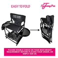 thumbnail image 2 of Your Name/ Logo Included TuscanyPro Portable Hairstylist Chair - Perfect for Hair Stylists, Salons, Movie Sets and More - Italian Design - 10 Years Warranty - US Patented - 22 Inch Seat Height, 2 of 9