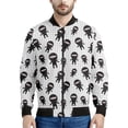 thumbnail image 2 of Chaqueta de dardos ninja japonesa con estampado 3D para hombre, chaqueta con cremallera, chaqueta deportiva informal de calle con cremallera, sudadera bomber para primavera y otoño para niños, 2 of 4