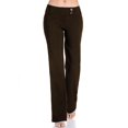 thumbnail image 4 of MixMatchy Women's High Waist Slim Boot-Cut Stretch Office Pants Trousers, 4 of 6