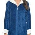 thumbnail image 5 of Casual Nights Women's Full Front Zip Up Plush Fleece Robe Housecoat, 5 of 5