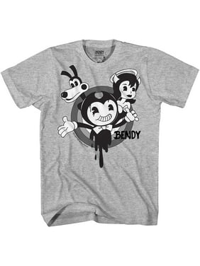Bendy And The Ink Machine Little Boys 4 7 Back To School Clothing Walmart Com - bendy t shirt roblox