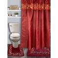 thumbnail image 2 of Juego De Tapetes Cortinas Y Toallas Para Baño B.KIND & BEYOND 18 Pzs Tinto, 2 of 2