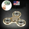 US Gold ADHD Anxiety Autism Stress Reducer Fidget Hand Tri Spinner EDC Toy