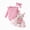 A96-Light Pink, variant on Ccpelsie Newborn Baby Girl Fall Winter Outfit Floral Romper Dress Ruffle Long Sleeve Clothes Bodysuit Jumpsuit(Red,9-12 Months)